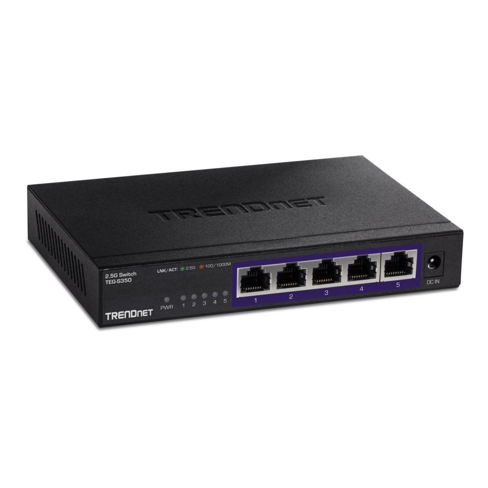 Produktbild för TRENDnet TEG S350 - switch - 5 portar - ohanterad - TAA-kompatibel