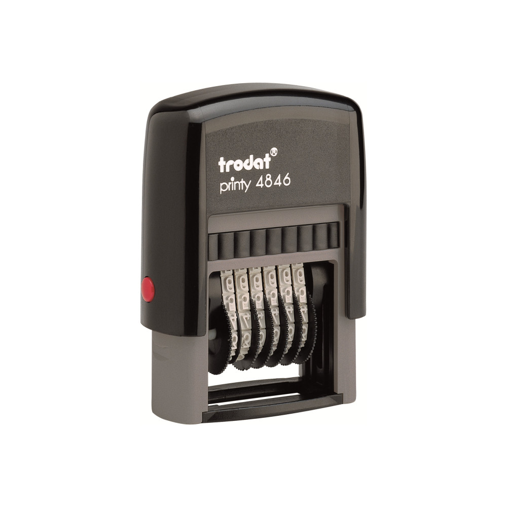 Produktbild för Trodat Printy 4846 - stämpel - självinfärgning - nummer - 27 mm bred