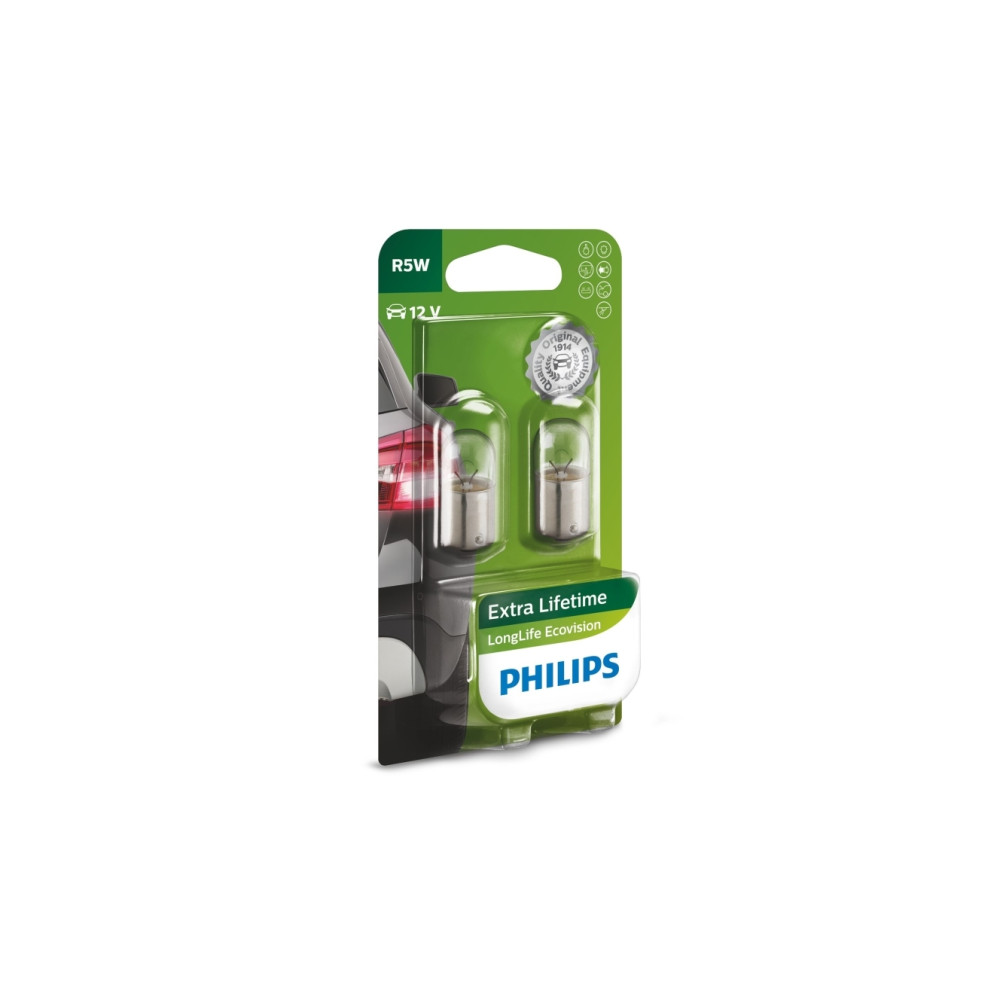 Produktbild för Philips Longlife EcoVision R5W 12V