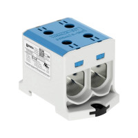 Produktbild för OTL-isolerad universal klämma aluminium/koppar 2*(25-150) mm...