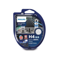 Produktbild för Philips Ljuskälla typ: H4, förpackning med 2 ljuskällor för...
