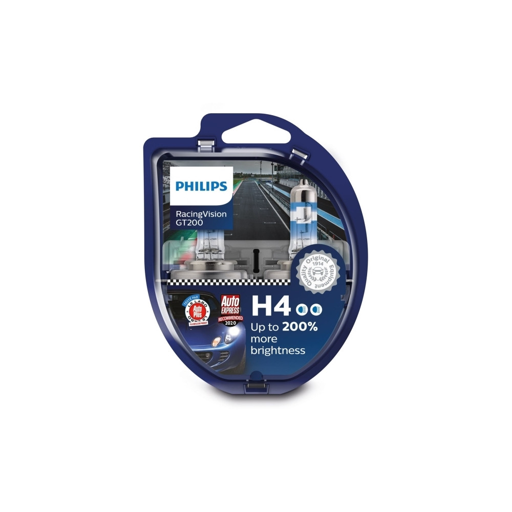 Produktbild för Philips Ljuskälla typ: H4, förpackning med 2 ljuskällor för...