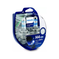 Produktbild för Philips Ljuskälla typ: H4, förpackning med 2 ljuskällor för...