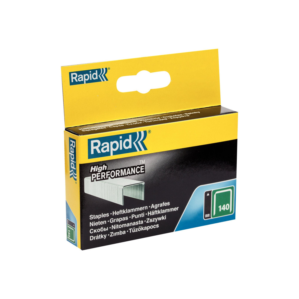 Produktbild för Rapid High Performance - klamrar - No. 140 - 10 mm - paket med 2000