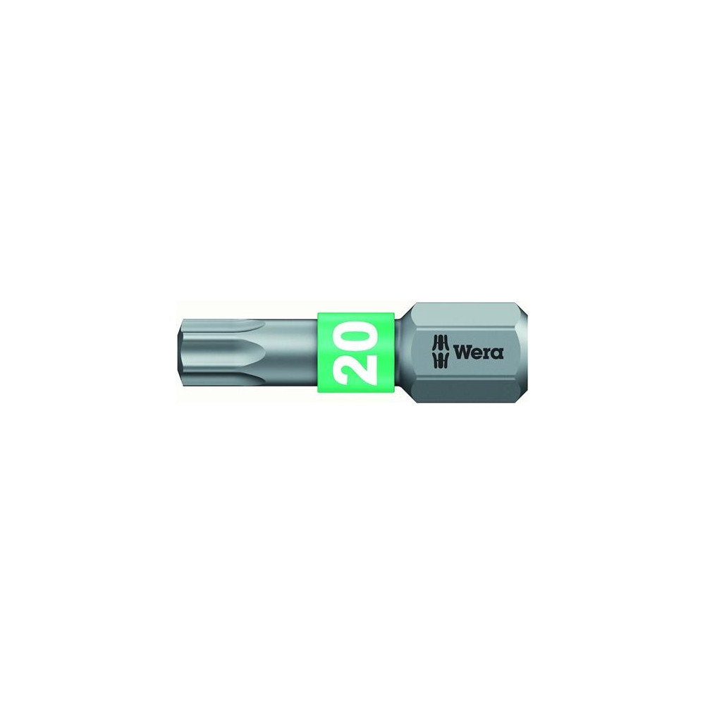 Produktbild för Wera Bit T20 L.25mm BiTor 867/1BTZ hårdför WERA-drivenhet C6...