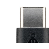 Produktbild för Goobay 51243, 2 m, USB C, USB C, USB 2.0, 0,48 Gbit/s, Svart