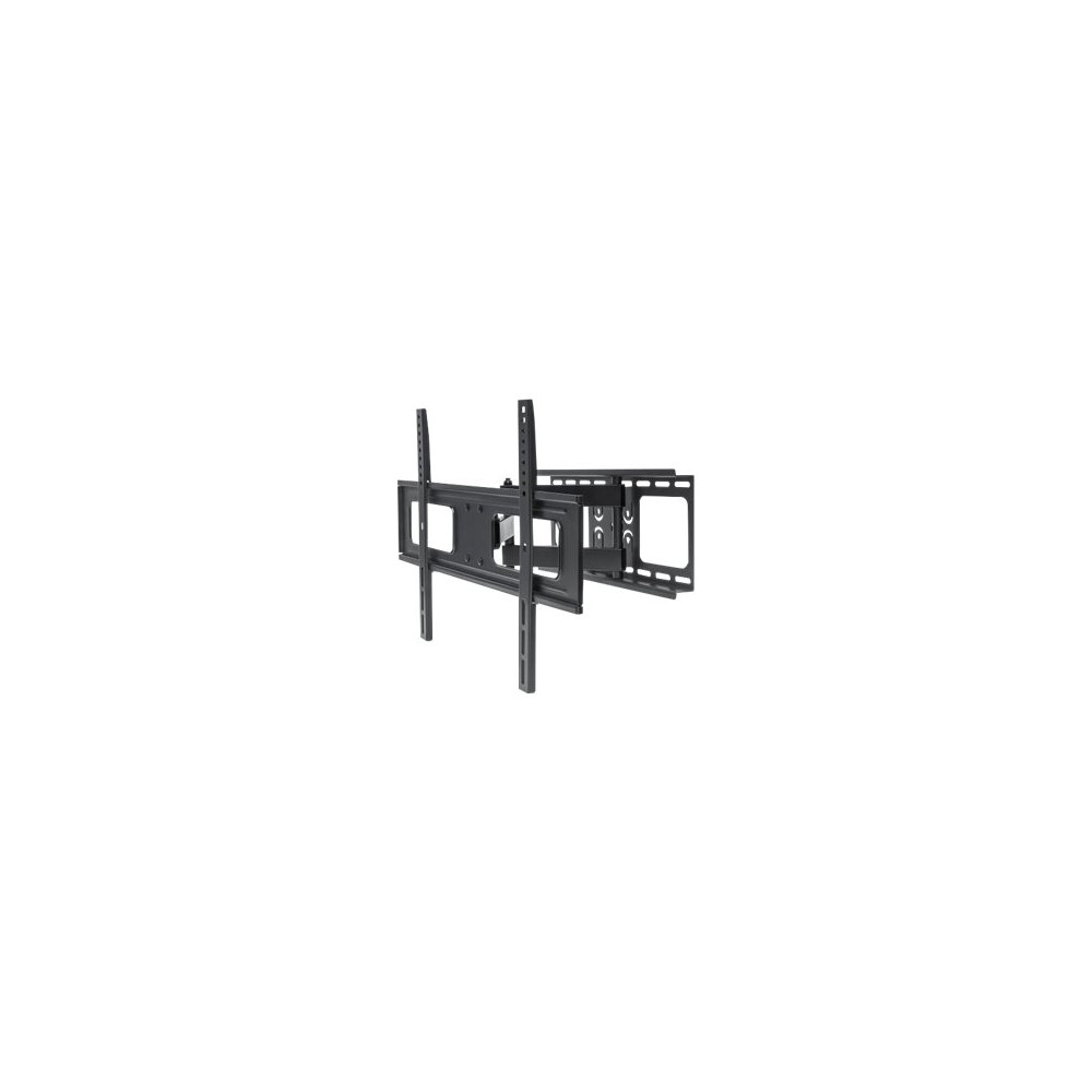 Produktbild för Manhattan TV & Monitor Mount, Wall, Full Motion, 1 screen, Screen Sizes: 37-65", Black, VESA 200x200 to 600x400mm, Max 50kg, LFD, Tilt & Swivel with 3 Pivots, Lifetime Warranty konsol - för LCD-TV - svart