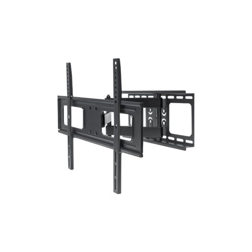 Manhattan Manhattan TV & Monitor Mount, Wall, Full Motion, 1 screen, Screen Sizes: 37-65", Black, VESA 200x200 to 600x400mm, Max 50kg, LFD, Tilt & Swivel with 3 Pivots, Lifetime Warranty konsol - för LCD-TV - svart