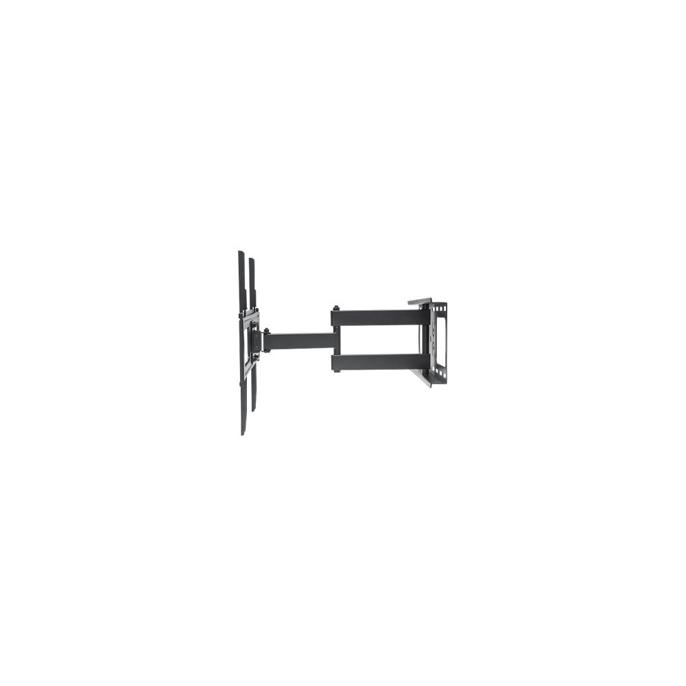 Produktbild för Manhattan TV & Monitor Mount, Wall, Full Motion, 1 screen, Screen Sizes: 37-65", Black, VESA 200x200 to 600x400mm, Max 50kg, LFD, Tilt & Swivel with 3 Pivots, Lifetime Warranty konsol - för LCD-TV - svart