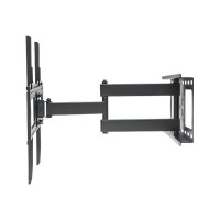 Produktbild för Manhattan TV & Monitor Mount, Wall, Full Motion, 1 screen, Screen Sizes: 37-65", Black, VESA 200x200 to 600x400mm, Max 50kg, LFD, Tilt & Swivel with 3 Pivots, Lifetime Warranty konsol - för LCD-TV - svart