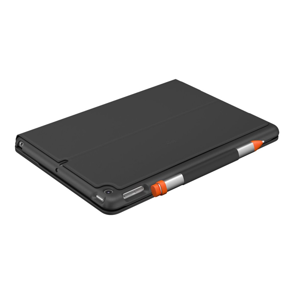 Produktbild för Logitech Slim Folio - tangentbord och foliefodral - QWERTZ - tysk - grafit Inmatningsenhet
