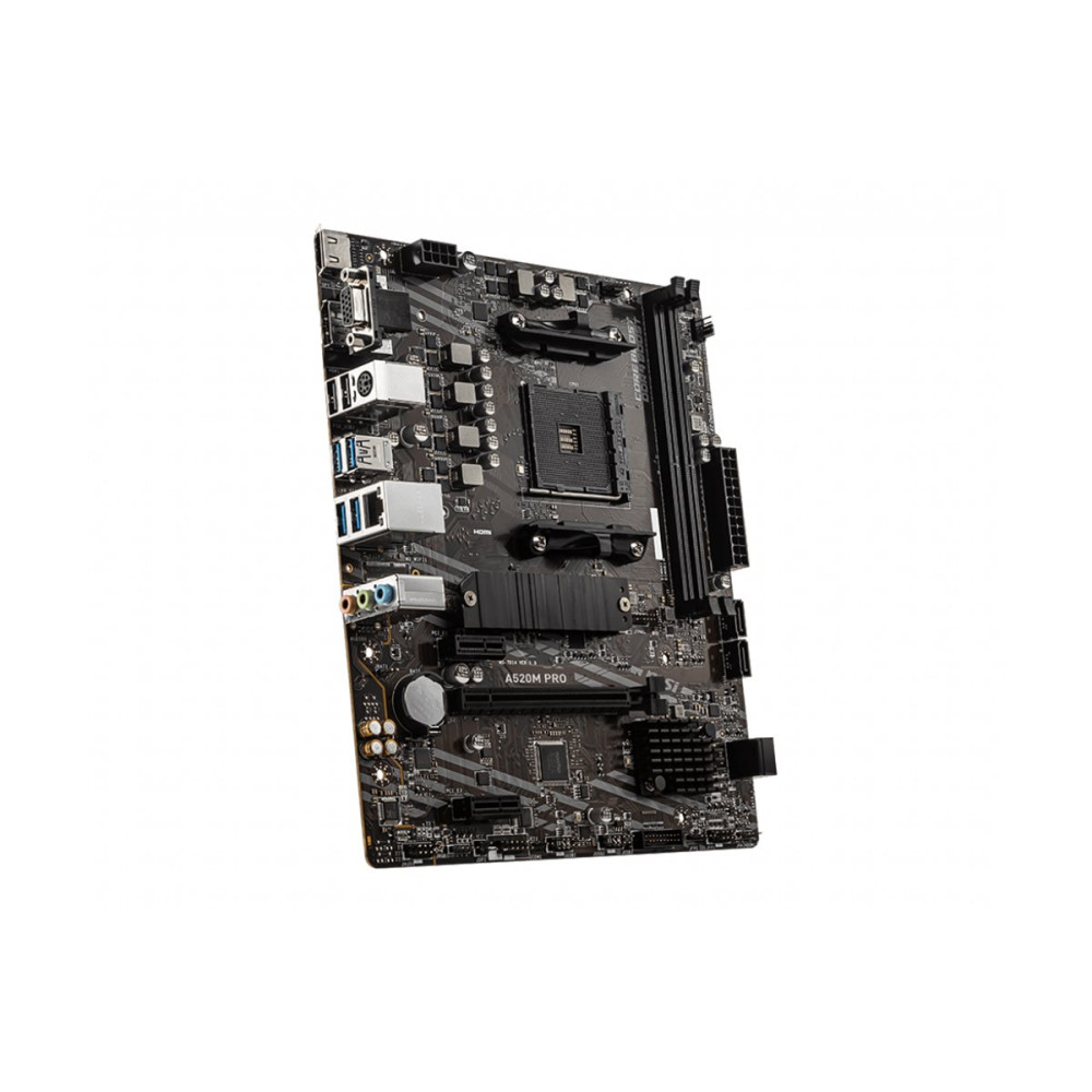 Produktbild för MSI A520M PRO - moderkort - micro ATX - Socket AM4 - AMD A520