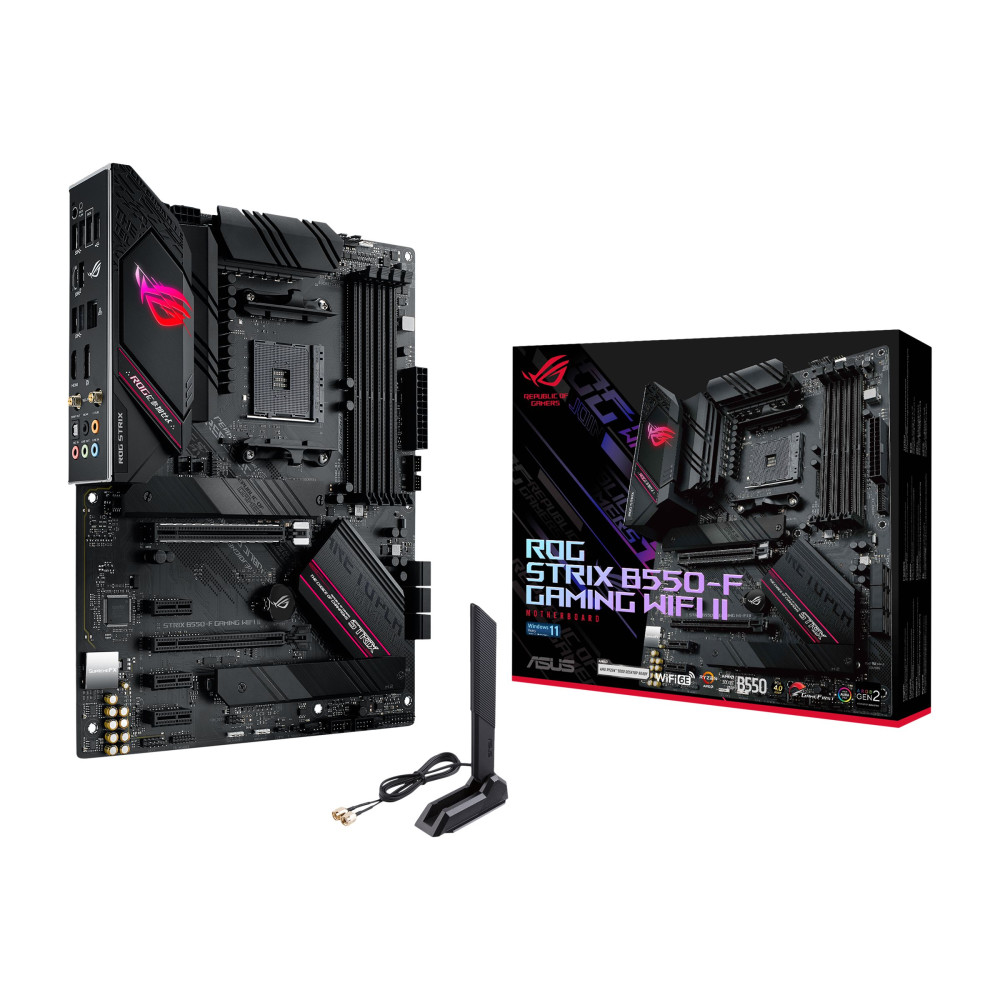 Produktbild för ASUS ROG STRIX B550-F GAMING WIFI II - moderkort - ATX - Socket AM4 - AMD B550