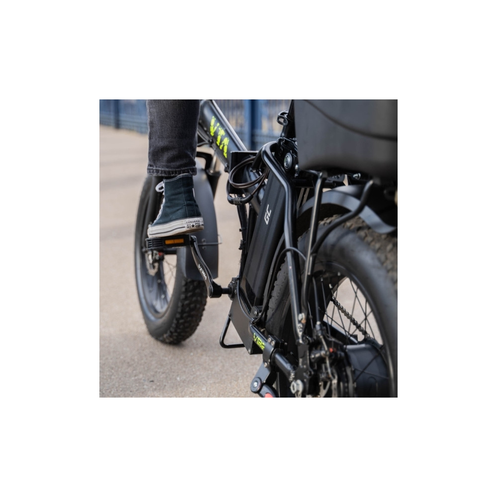 Produktbild för Green Cell EBIKEGCFSF36V10A, Batteri, Inbyggt batteri, Svart
