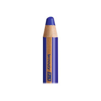 Produktbild för STABILO woody 3 in 1 - färgpenna - gul, brun, ultramarin, lila, STABILO-red, mörkröd (paket om 6)