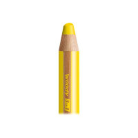 Produktbild för STABILO woody 3 in 1 - färgpenna - gul, brun, ultramarin, lila, STABILO-red, mörkröd (paket om 6)