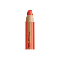 Produktbild för STABILO woody 3 in 1 - färgpenna - gul, brun, ultramarin, lila, STABILO-red, mörkröd (paket om 6)