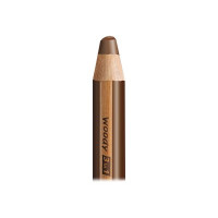 Produktbild för STABILO woody 3 in 1 - färgpenna - gul, brun, ultramarin, lila, STABILO-red, mörkröd (paket om 6)