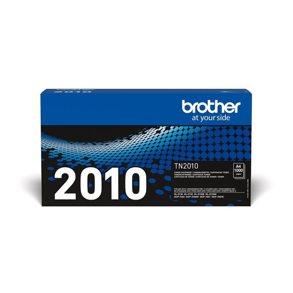 Produktbild för Brother TN2010 - svart - original - tonerkassett