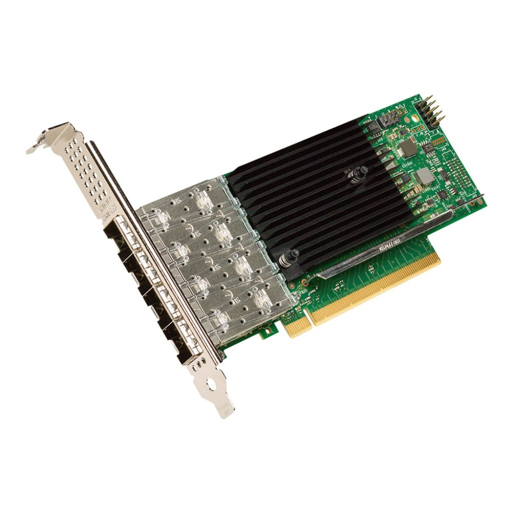 Produktbild för Intel Ethernet Network Adapter E810-XXVDA4 - nätverksadapter - PCIe 4.0 x16 - 10/25 Gigabit SFP28 x 4