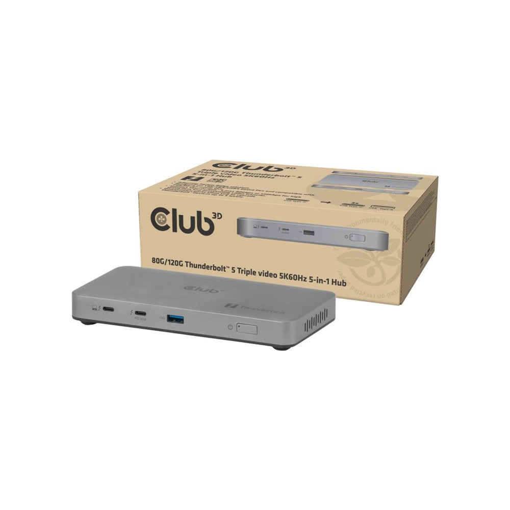 Produktbild för Club 3D - dockningsstation - Thunderbolt 5