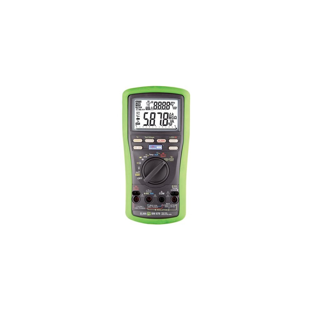 Produktbild för ELMA INSTRUMENTS Elma BM878 isolationsmultimeter med fjärrpr...