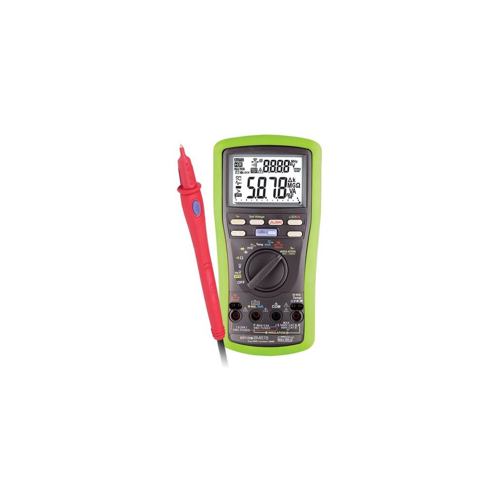 Produktbild för ELMA INSTRUMENTS Elma BM878 isolationsmultimeter med fjärrpr...