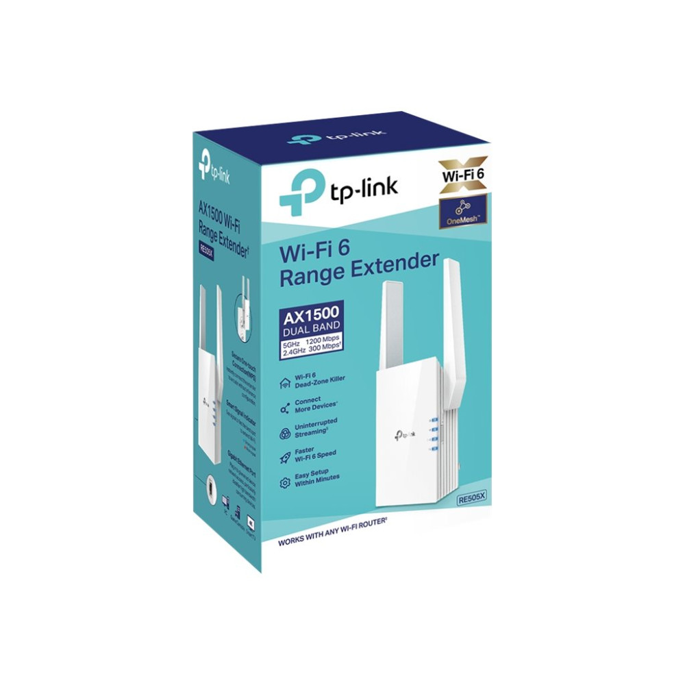 Produktbild för TP-Link RE505X - räckviddsökare för wifi - Wi-Fi 6