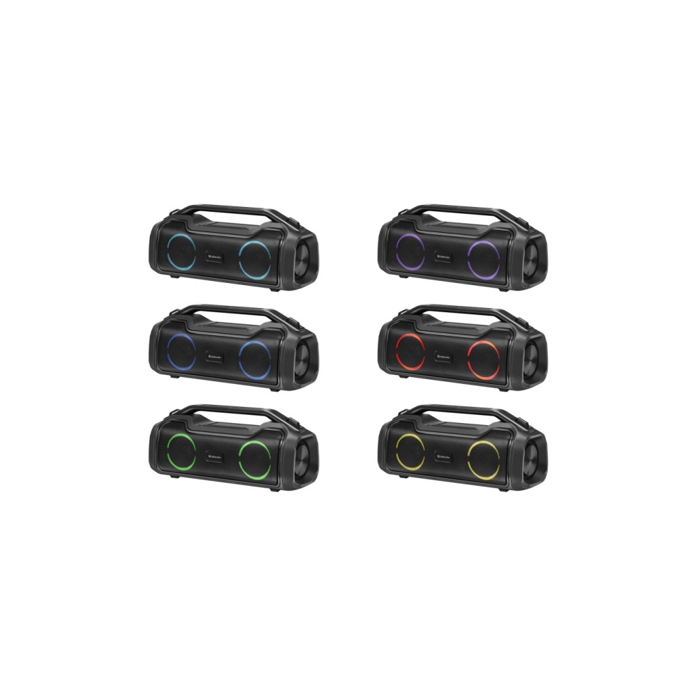 Produktbild för DEFENDER BEATBOX 50 BLUETOOTH GARSIAKARUSIS 50W BT/RGB/TF/Ty...