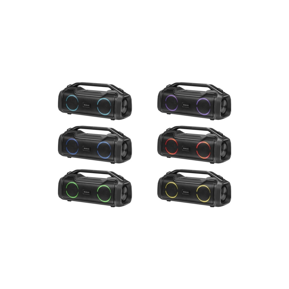 Produktbild för DEFENDER BEATBOX 50 BLUETOOTH GARSIAKARUSIS 50W BT/RGB/TF/Ty...