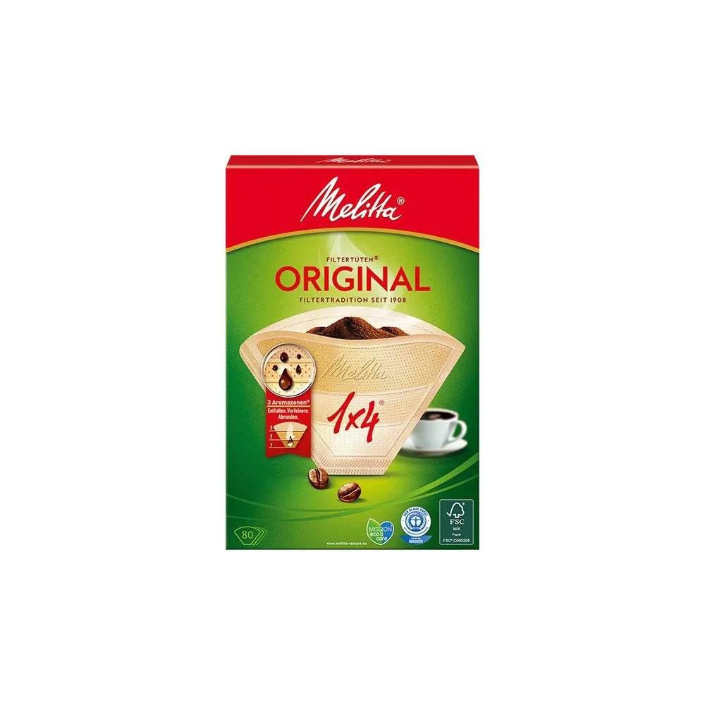 Produktbild för Melitta Kaffefilter 1x4