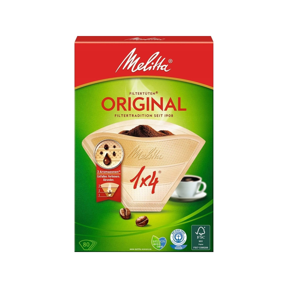 Produktbild för Melitta Kaffefilter 1x4