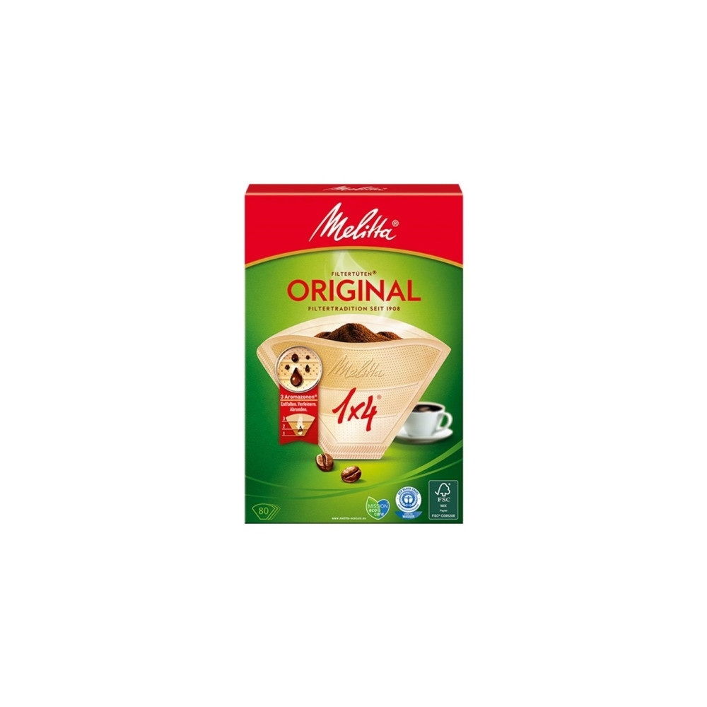 Produktbild för Melitta Kaffefilter 1x4