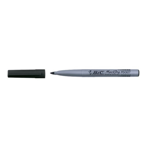 BIC BIC Marking Pocket - markering - svart (paket om 12)