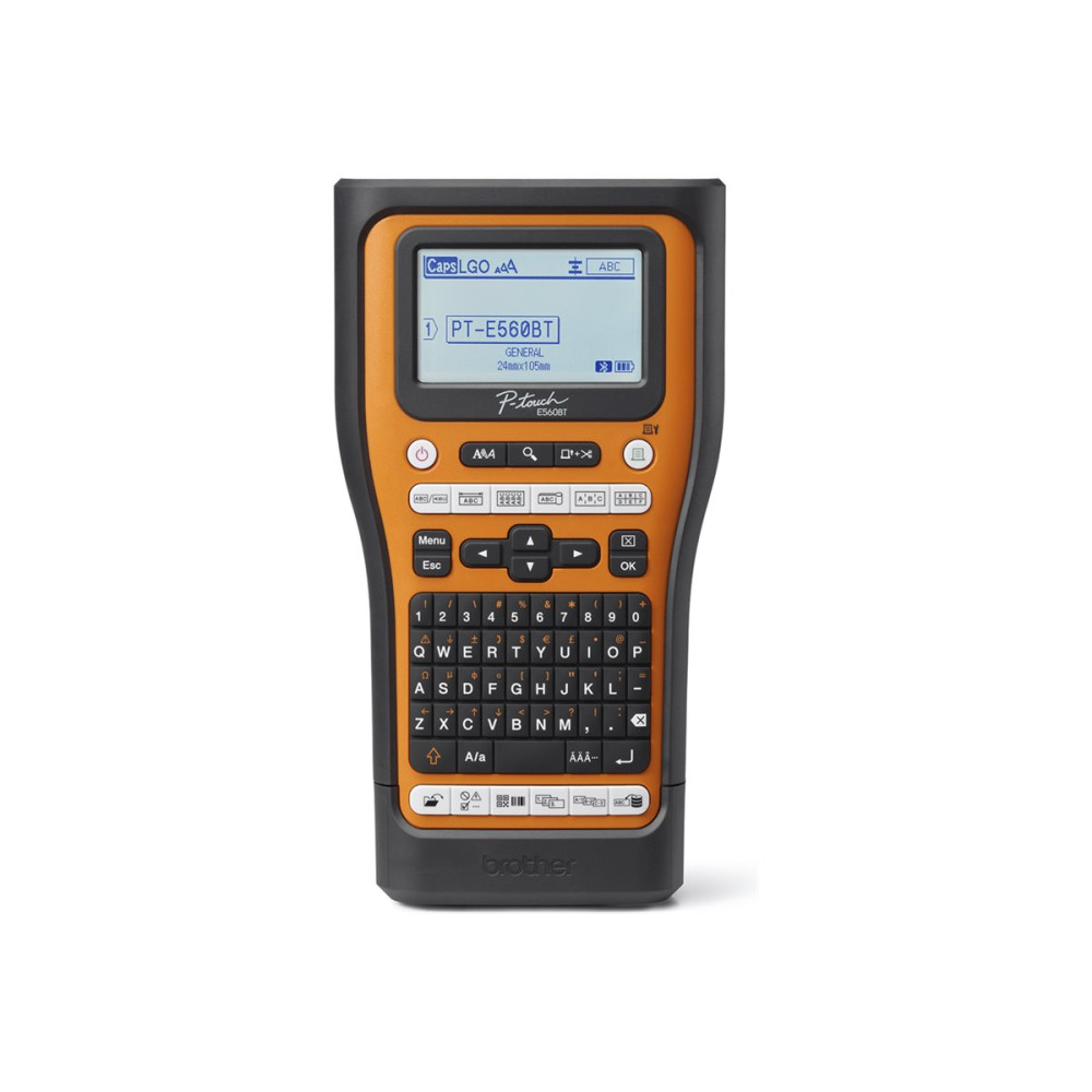 Produktbild för Brother P-Touch PT-E560BTVP - etikettskrivare - svartvit - termisk överföring