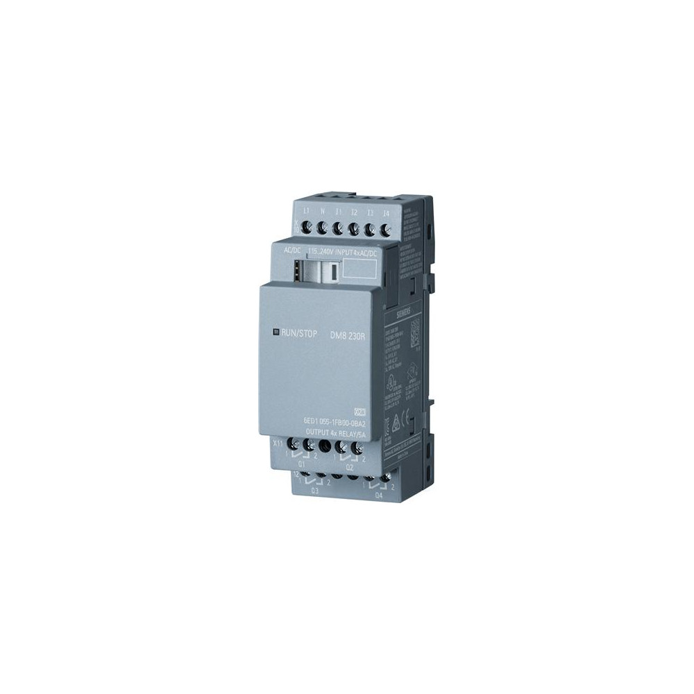 Produktbild för Siemens 6ED1055-1FB00-0BA2, 5 A, 230 V, 35,5 x 58 x 90 mm, -...