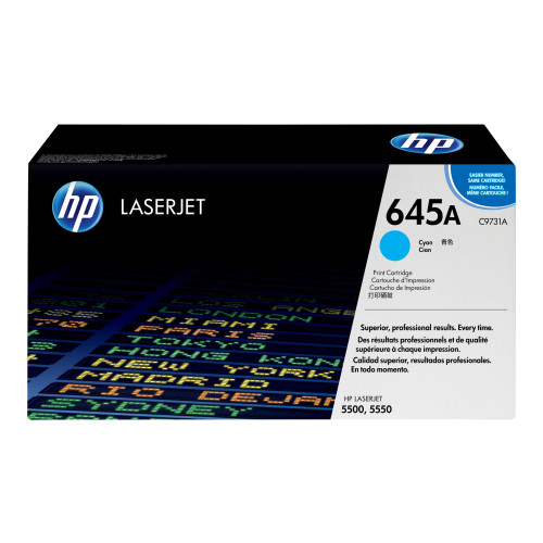 HP HP 645A - cyan - original - LaserJet - tonerkassett (C9731A)