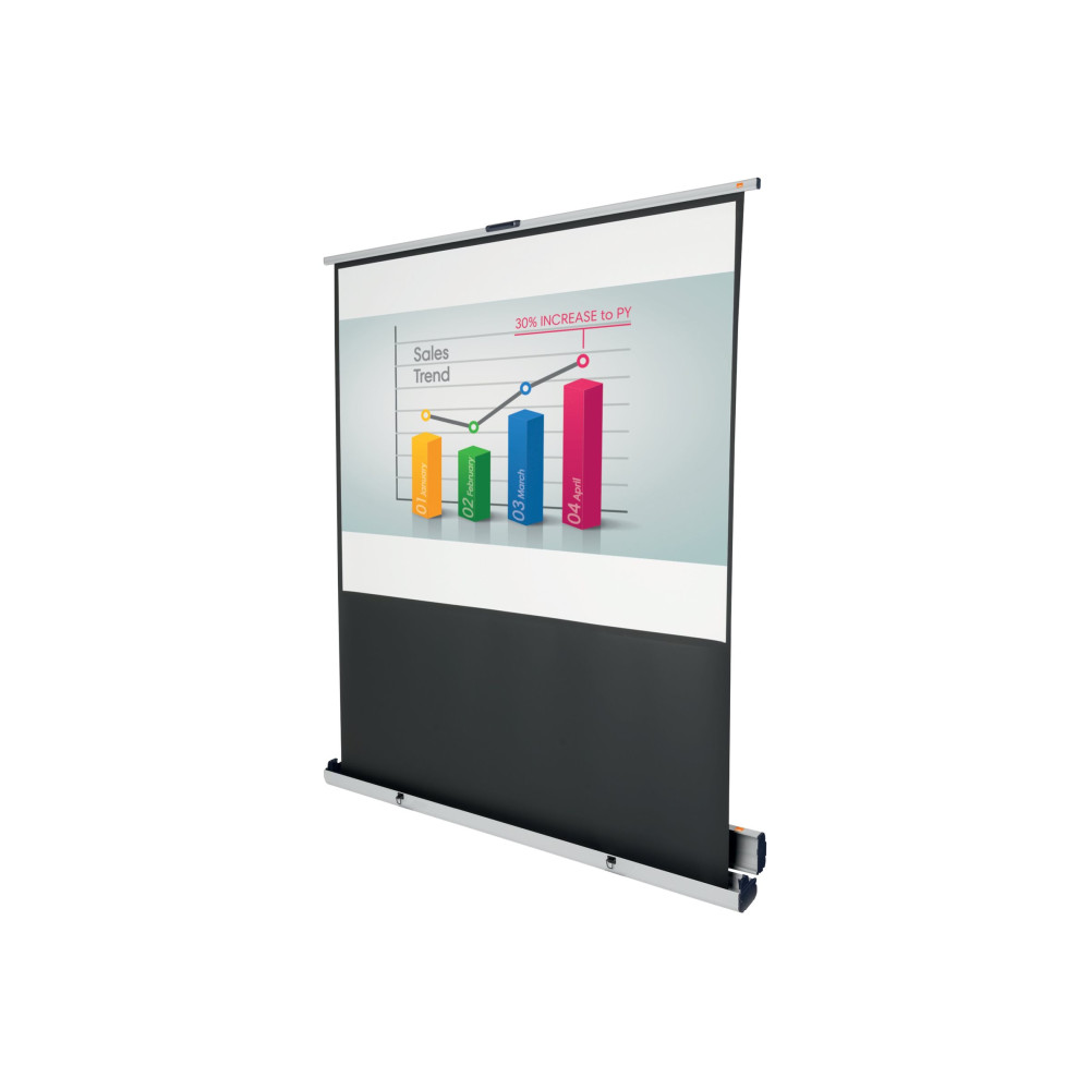 Produktbild för NOBO projektionsskärm med golvställ - 79" (200 cm)