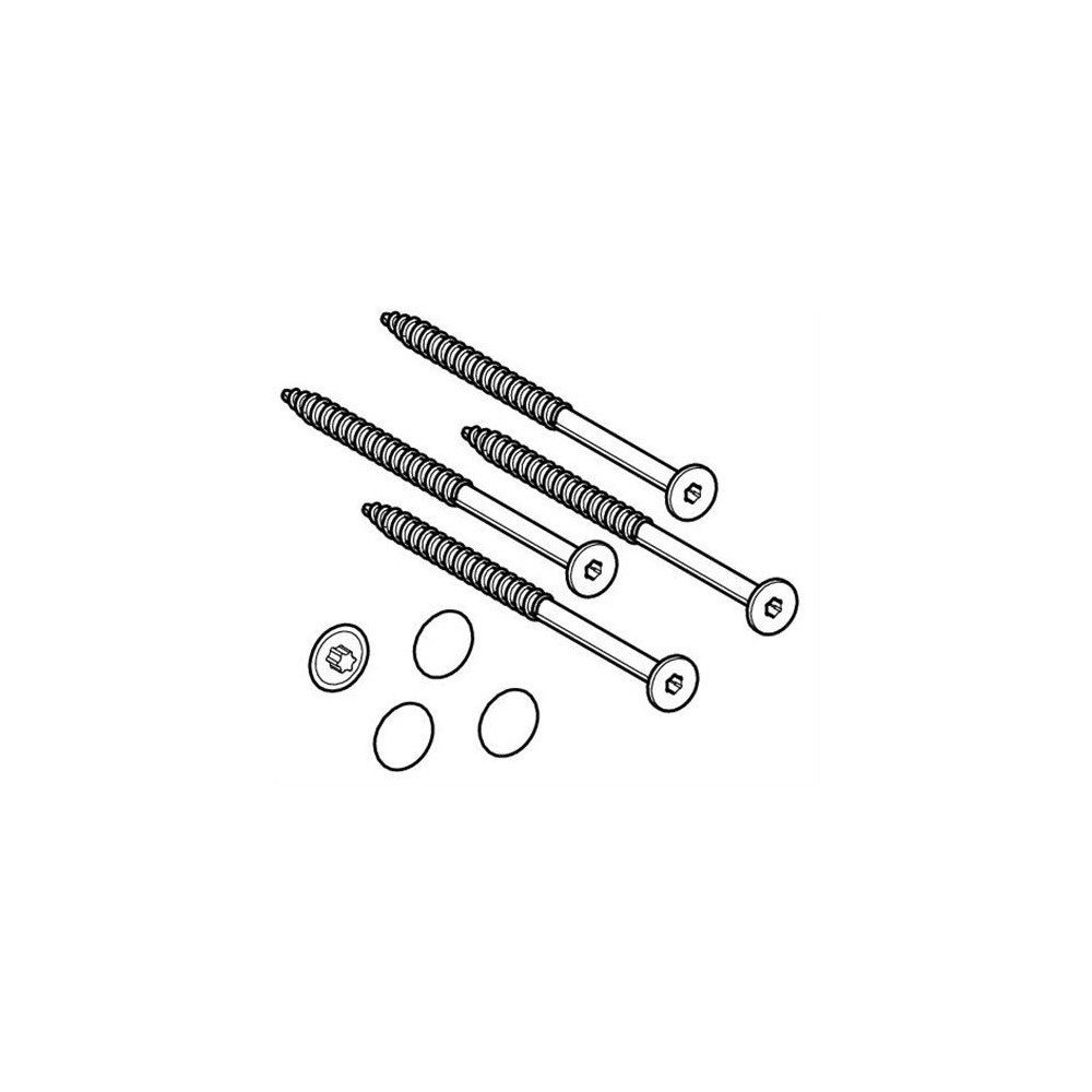 Produktbild för GEBERIT monteringssats Torx25 för golvstående toaletter inkl...