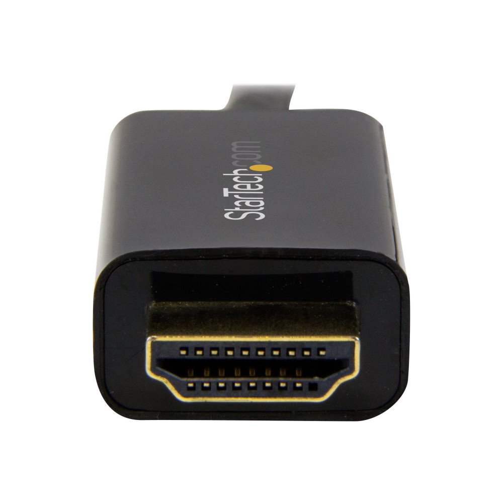 Produktbild för StarTech.com DisplayPort till HDMI-konverterarkabel - 2 m - 4K - adapterkabel - DisplayPort / HDMI - 2 m