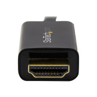 Produktbild för StarTech.com DisplayPort till HDMI-konverterarkabel - 2 m - 4K - adapterkabel - DisplayPort / HDMI - 2 m