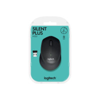 Produktbild för Logitech M330 SILENT PLUS - mus - 2.4 GHz - svart