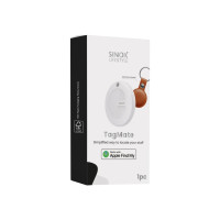 Produktbild för Sinox TagMate, Universal, Spårningsbricka, Brun, Vit, Vatten...