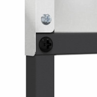 Produktbild för Trädgårds integritetsskärm Silver 50 x 140 cm Rostfritt stål