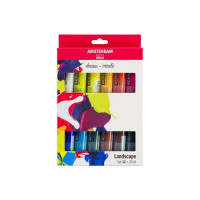 Produktbild för Schjerning Amsterdam Standard Series akrylfärg liggande set...