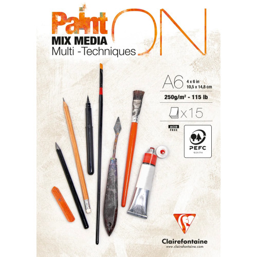 Clairefontaine Clairefontaine Paint-On block A6 250 g
