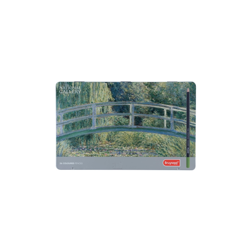 Produktbild för BRUYNZEEL SAKURA Bruynzeel Colour pencil tin The National Ga...