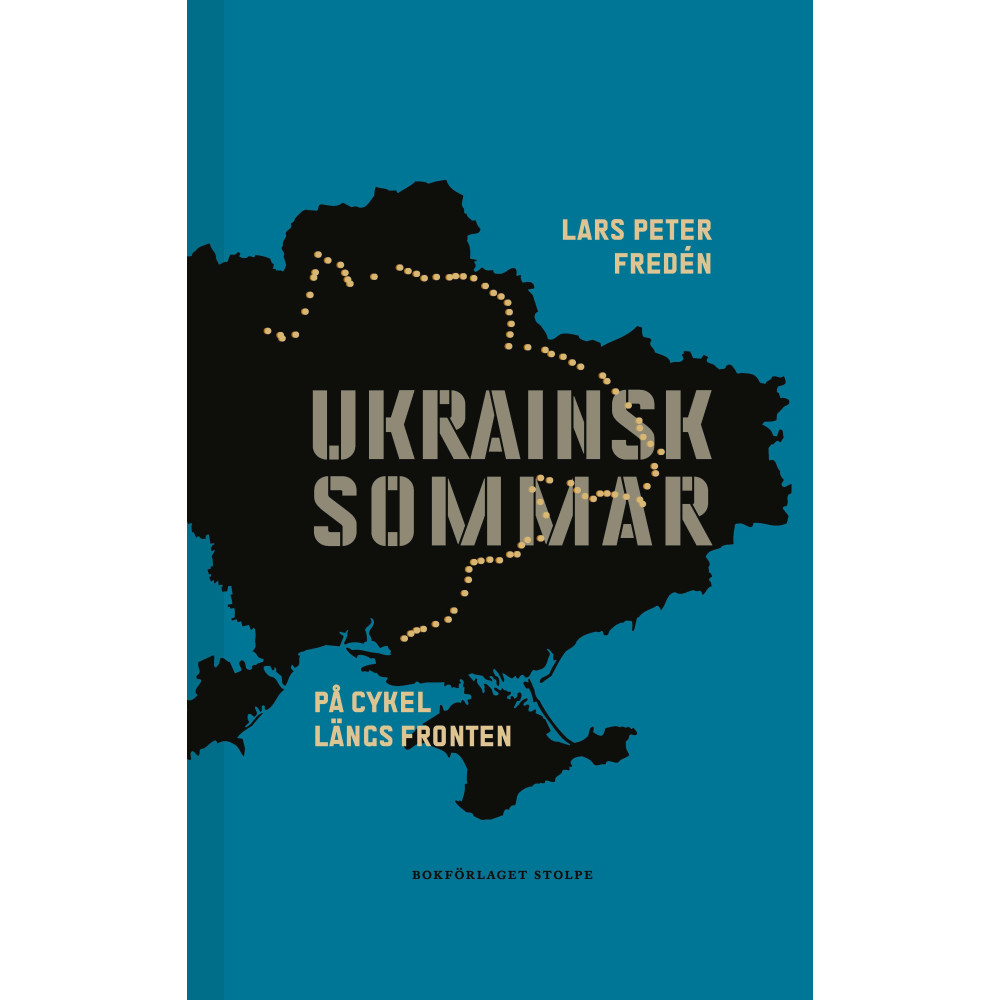 Produktbild för Ukrainsk sommar : på cykel längs fronten (inbunden)