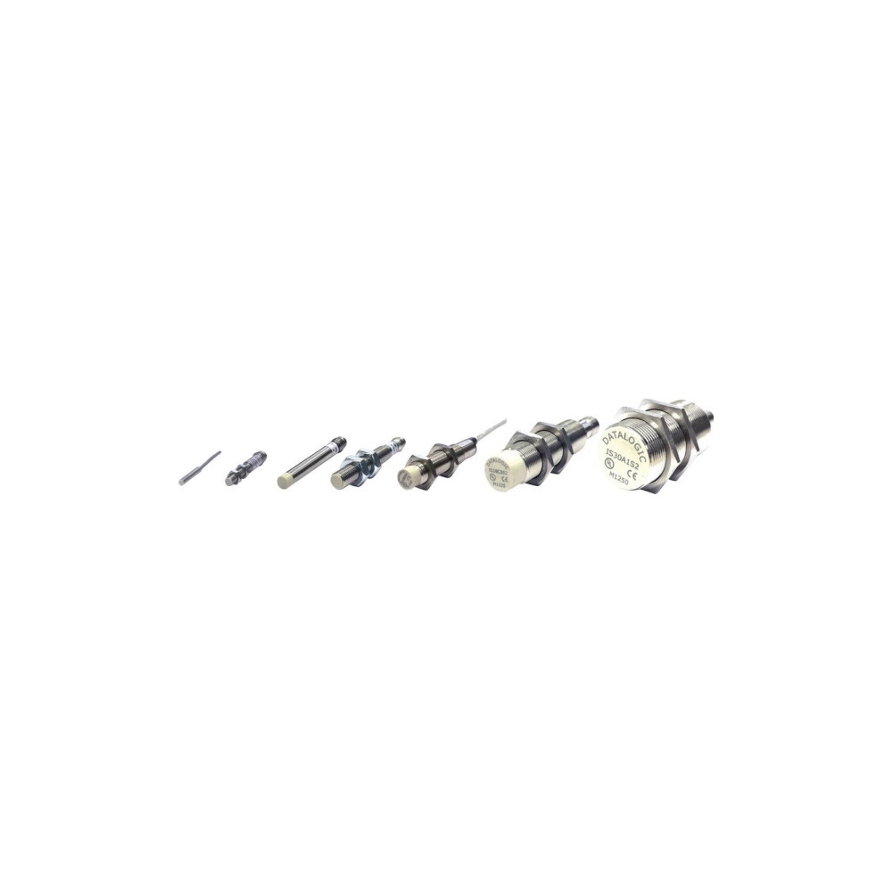 Produktbild för DataLogic induktiv närhetssensor M8 flush med PNP IS-08-A1-S...
