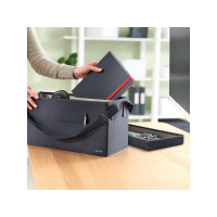 Produktbild för Leitz Fabric Storage - förvaringspåse - sammetsgrå